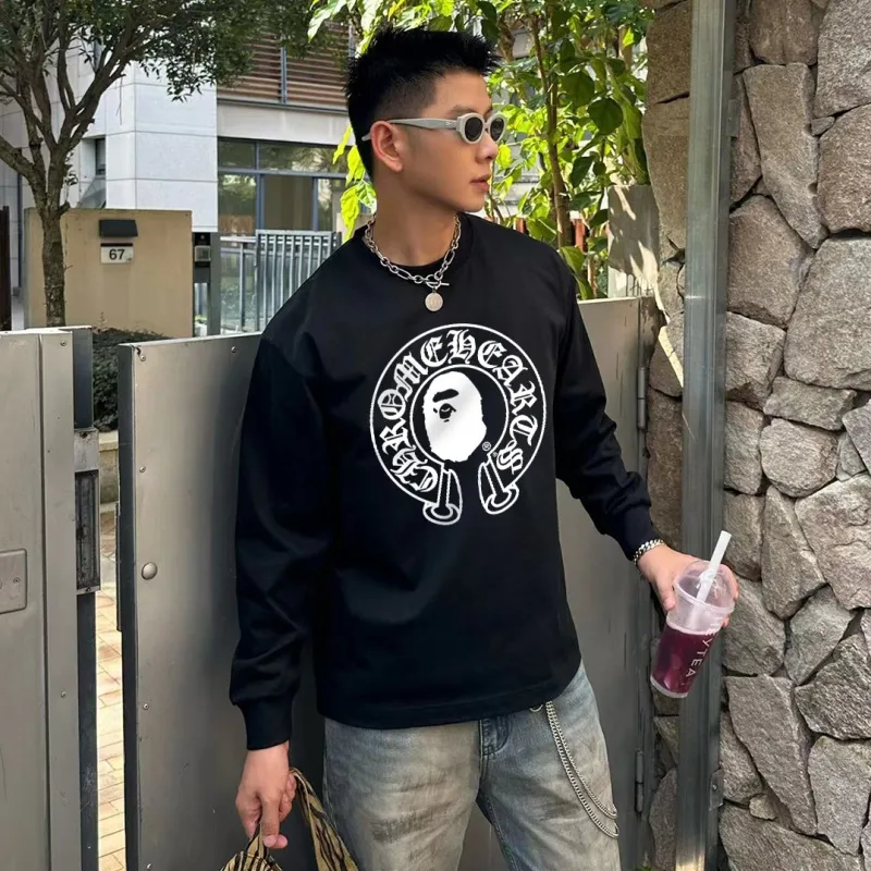 『S-2XL』話題沸騰中高品質 着心地良い ファッション シンプル  カジュアル デイリー 長袖Ｔシャツ