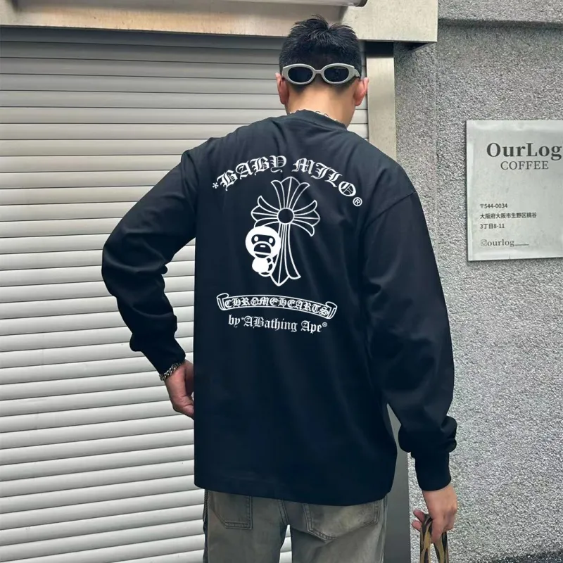 『S-2XL』話題沸騰中高品質 着心地良い ファッション シンプル  カジュアル デイリー 長袖Ｔシャツ