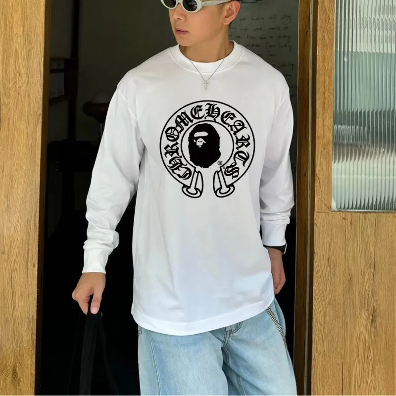 『S-2XL』話題沸騰中高品質 着心地良い ファッション シンプル  カジュアル デイリー 長袖Ｔシャツ