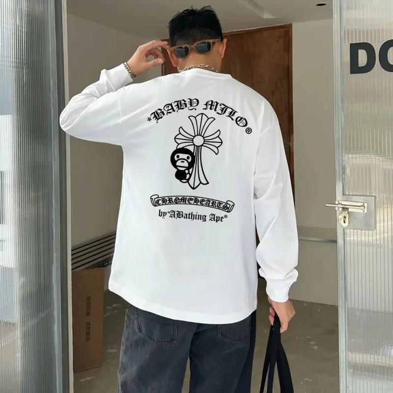 『S-2XL』話題沸騰中高品質 着心地良い ファッション シンプル  カジュアル デイリー 長袖Ｔシャツ